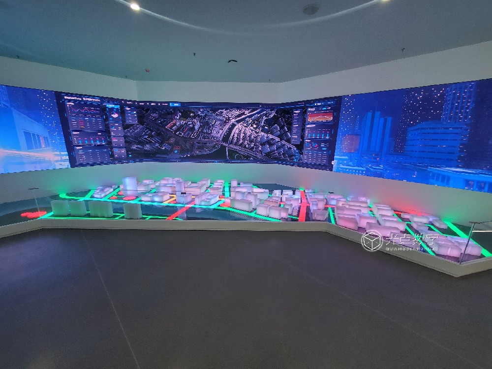 多媒体互动数字投影沙盘制作